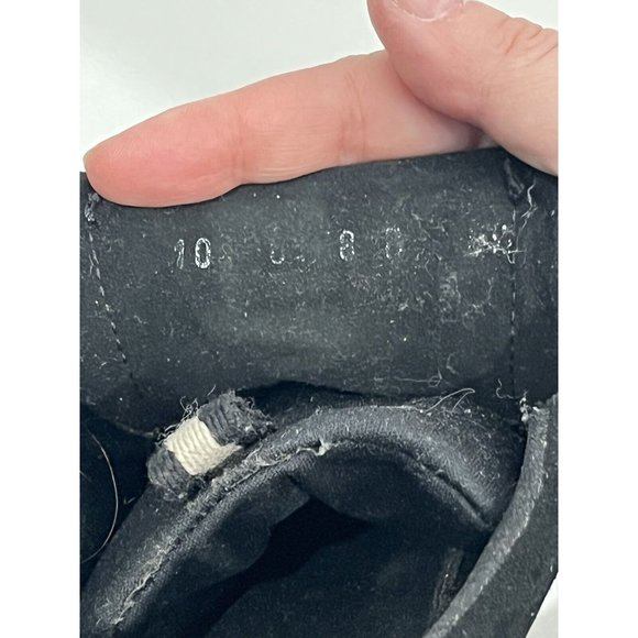 Gucci Scarpa Black Casual Velvet Comfort Shoe slip on sneakers men Size 9.5 - Picture 13 of 16